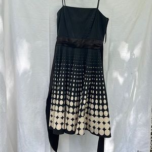 Black and White Vintage Style Dress